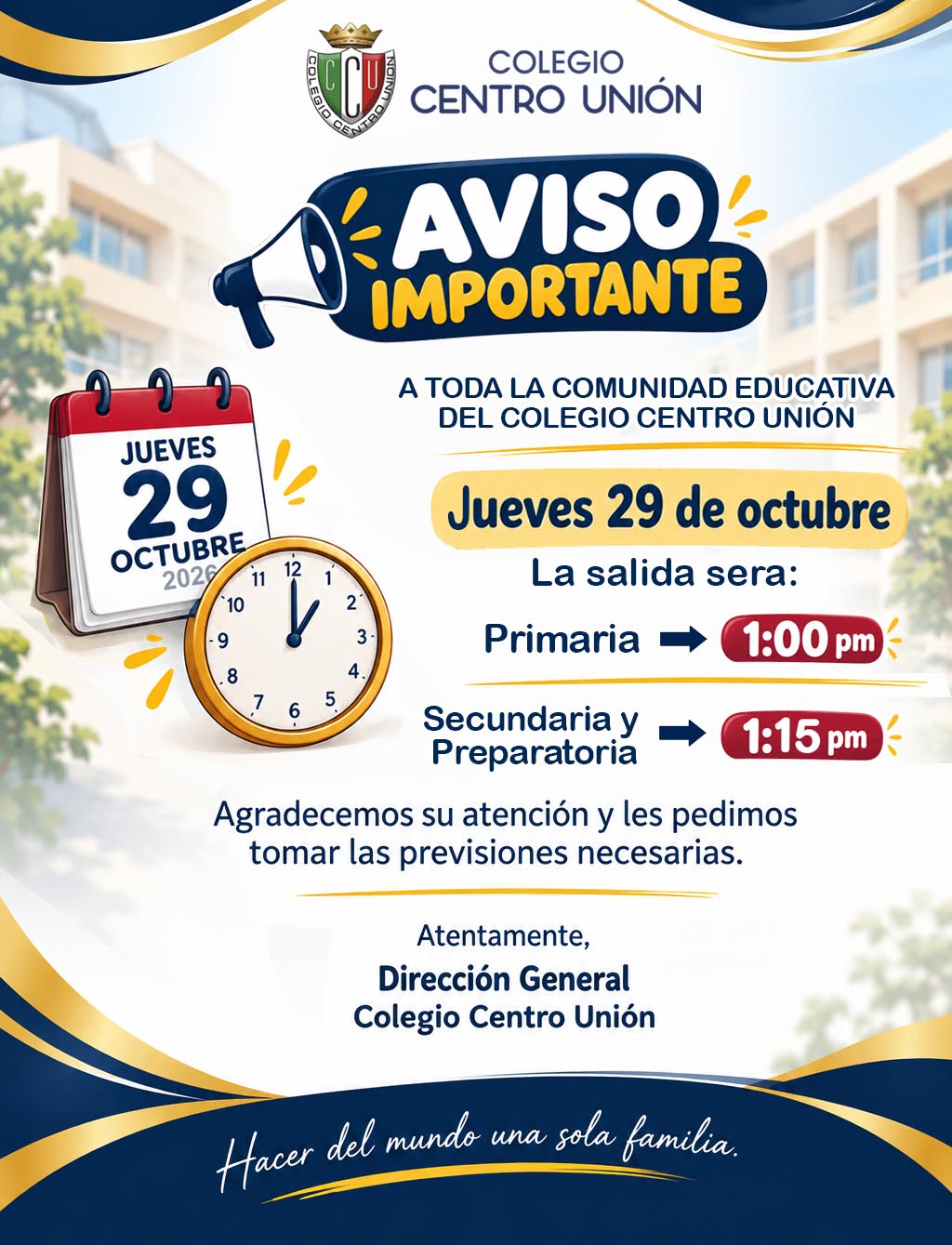 Aviso importante